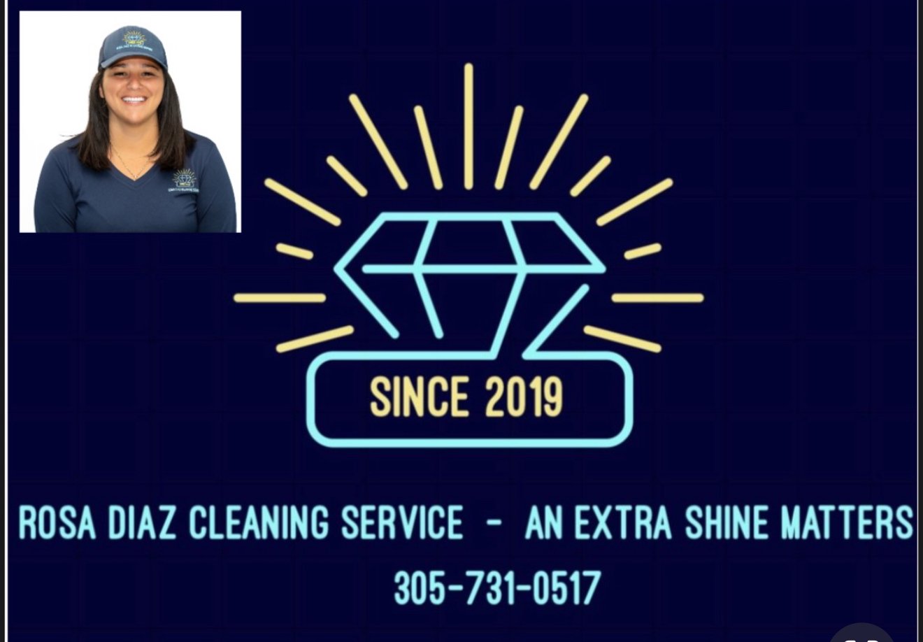 Rosa Diaz Cleaning Service Logo
